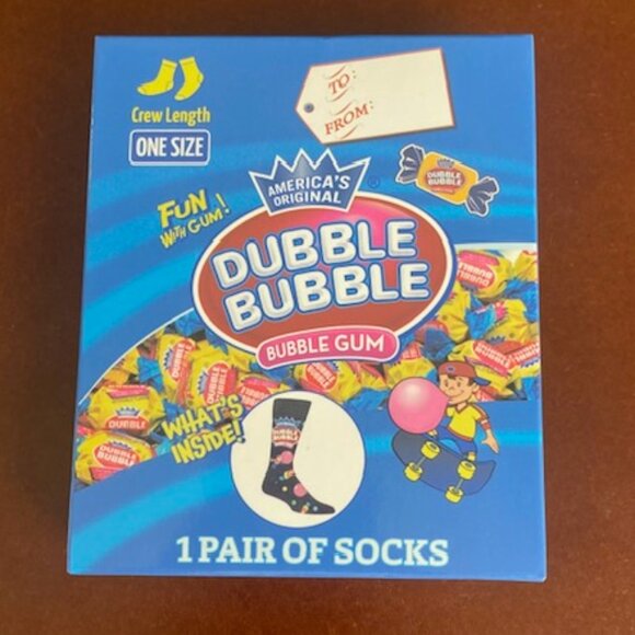 Dubble Bubble Socks Men's 8 - 12 Crew Length NWT - Picture 1 of 3